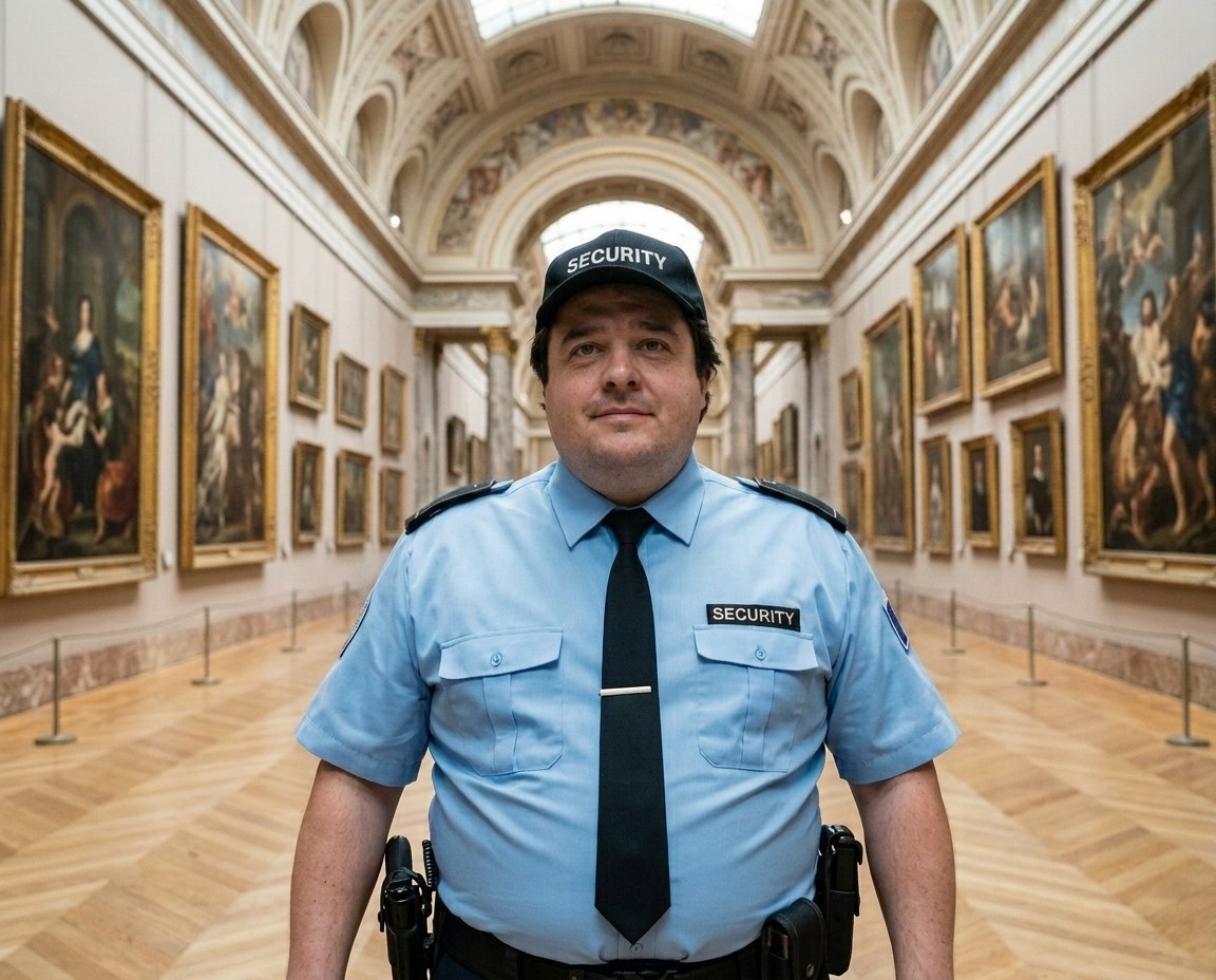 Filming at the Louvre. Unlimited possibilities of video production.